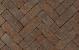 Gebakken Dikformaat Snake Paars-rood 20x6,5x6 cm