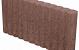 Mini Rondobandpalissade 6x25x50 cm Bruin