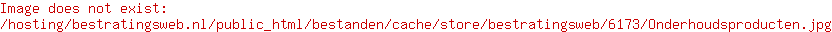Onderhoudsproducten