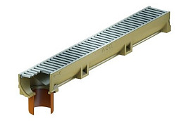 Euroline goot onderuitloop incl. vz..rooster 100cm