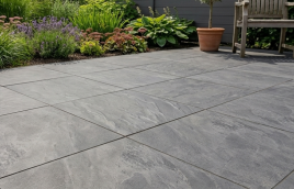 Keramiek Tegel Stones Slate Antracite 100x100x2 cm