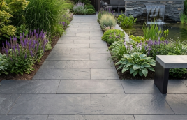 Keramiek Tegel Stones Slate Antracite 60x120x2 cm