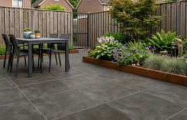 GeoCeramica Patch Plus Black 60x60x4 cm