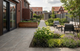 GeoCeramica Patch Plus Grey 90x90x4 cm