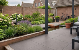 GeoCeramica Solid Agate Grey 90x90x4 cm