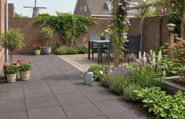 GeoCeramica Solid Basalt Grey 60x60x4 cm