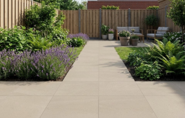 GeoCeramica Solid Matera Beige 90x90x4 cm