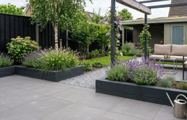 GeoCeramica Solid Stone Grey 60x60x4 cm