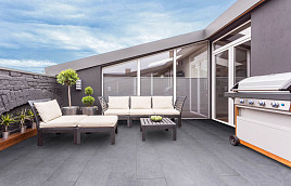 GeoCeramica Impasto Grigio 120x30x4 cm