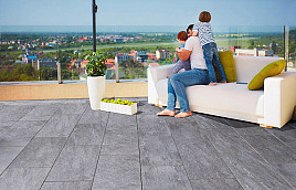 GeoCeramica Fiordi Fumo 80x40x4 cm