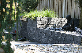 Roccia Getrommeld Antraciet 30x12x12 cm