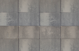 GraniPlus Grijs/Zwart 20x30x6 cm