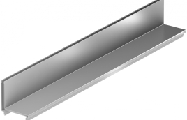 Slotline opzetelement RVS 100cm