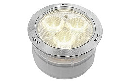 in-lite grondspot FLUX LED RVS 68 mm