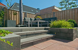 Wallblock New Antraciet 12x10x30 cm