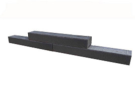 Patioblok Strak Antraciet 60x12x10 cm