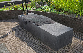 Schellevis Oud Hollands Zitelement Antraciet 200x60x40 cm