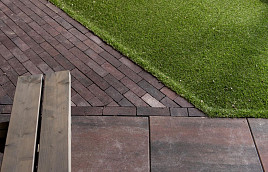 Strackstone+ Wijnrood/Antraciet 21x7x8 cm