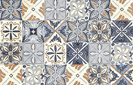 GeoCeramica Due Decora Multicolor 60x60x4 cm