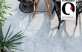 D&J Solostone 3.0 Uni Minerals Grey 90x90x3 cm