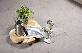 GeoCeramica Mountain Stone Warm Grey 80x80x4 cm