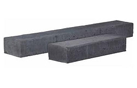Betonbiels Antraciet 12x20x120 cm