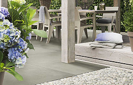 Kera Twice Cerabeton Cendre 60x60x5 cm