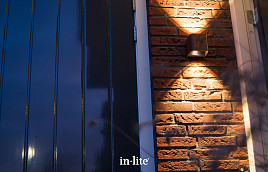 in-lite wandlamp ACE UP-DOWN CORTEN 230V