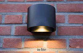 In-lite wandlamp HALO DOWN DARK 230V