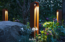 In-lite staande lamp ACE HIGH CORTEN 12V