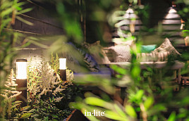 in-lite lage staande lamp LIV LOW CORTEN