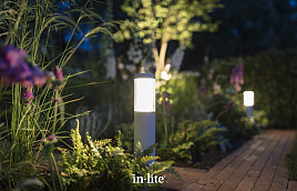 In-lite staande lamp LIV LOW ROSE SILVER 12V