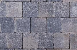 Kobblestones Grijs-Zwart 14x14x7 cm