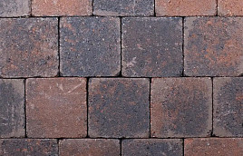 Kobblestones Bruin-Zwart 21x21x7 cm