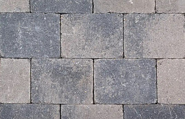 Kobblestones Grijs-Zwart 28x21x7 cm