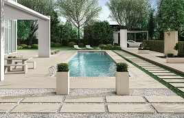 GeoCeramica Norge Stone Taupe/Beige 120x60x4 cm