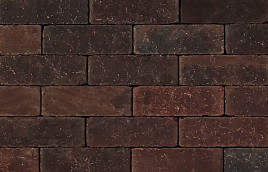 Gebakken Dikformaat Bear Rood-bruin-aubergine 20x6,5x6 cm