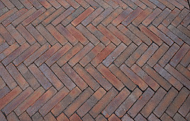 Gebakken Waalformaat Snake Paars-rood 20x5x6 cm