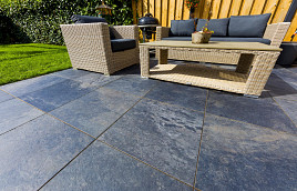 GeoCeramica Ardesie Black Reef 80x80x4 cm