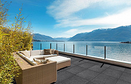 GeoCeramica Entrée BB Stone Black 60x60x4 cm