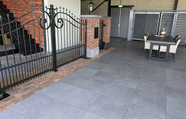 GeoCeramica Impasto Grigio 80x80x4 cm