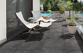 GeoCeramica Flow Black 60x60x4 cm
