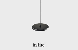 In-lite hanglamp DISC PENDANT BLACK 230V