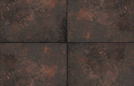 Keramiek Tegel Corten Graphite 50x100x2 cm