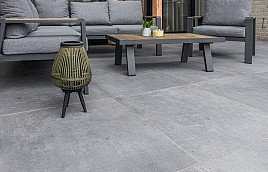 GeoCeramica Ambiente Antracite 80x80x4 cm