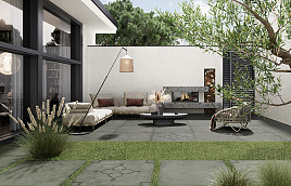 GeoCeramica Hurban Grey 60x60x4 cm
