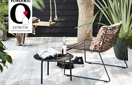 Solostone vtwonen Dark Travertin 70x70x3,2 cm