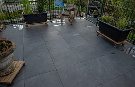 Keramiek Tegel Cornerstone Slate Black 60x60x2 cm