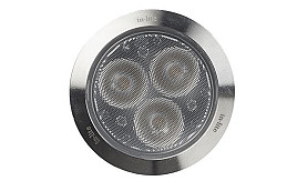 In-lite grondspot FLUX LED RVS 68 mm 12V