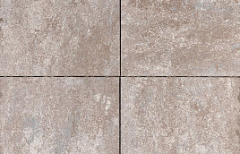 Trippel T Bruin nuance 80x80x4 cm